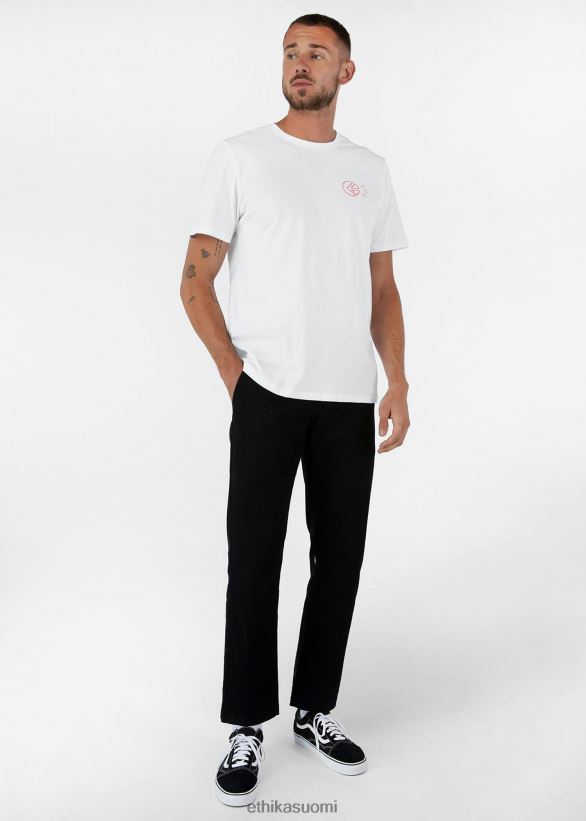 vaatetus Ethika graafinen tee musta kirja - valkoinen miehet Z448DV540