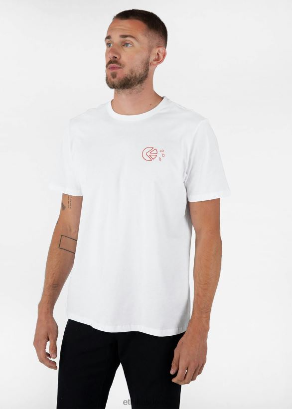 vaatetus Ethika graafinen tee musta kirja - valkoinen miehet Z448DV540