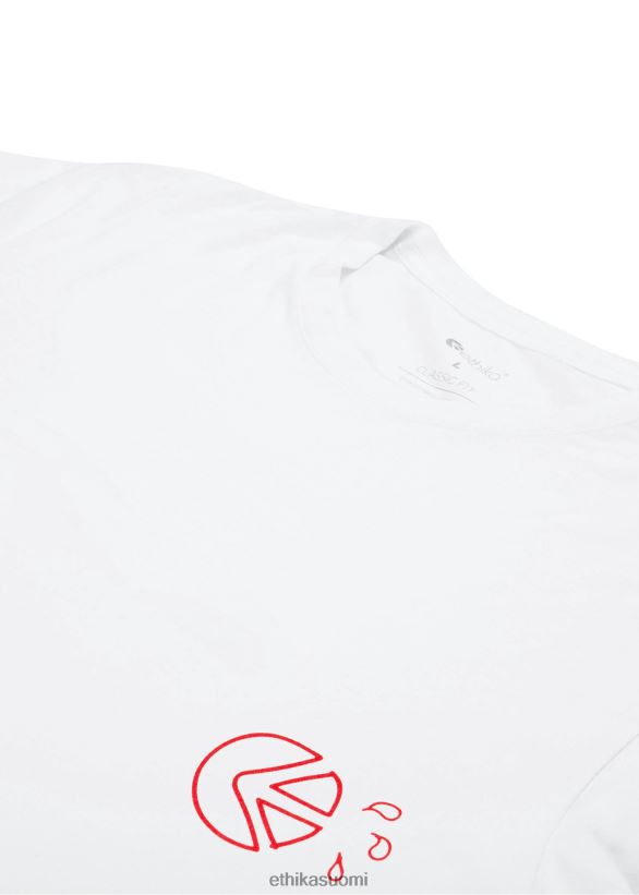 vaatetus Ethika graafinen tee musta kirja - valkoinen miehet Z448DV540