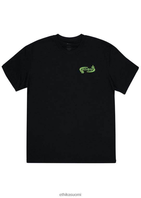 vaatetus Ethika graafinen tee offline tee - musta miehet Z448DV562