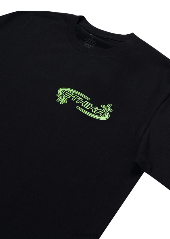 vaatetus Ethika graafinen tee offline tee - musta miehet Z448DV562