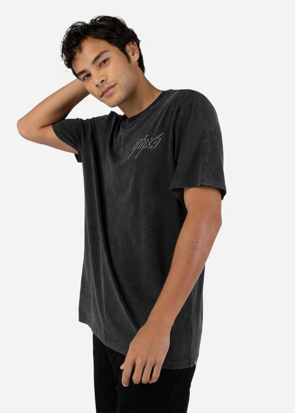 vaatetus Ethika graafinen tee pultti tee - kivipesu miehet Z448DV544