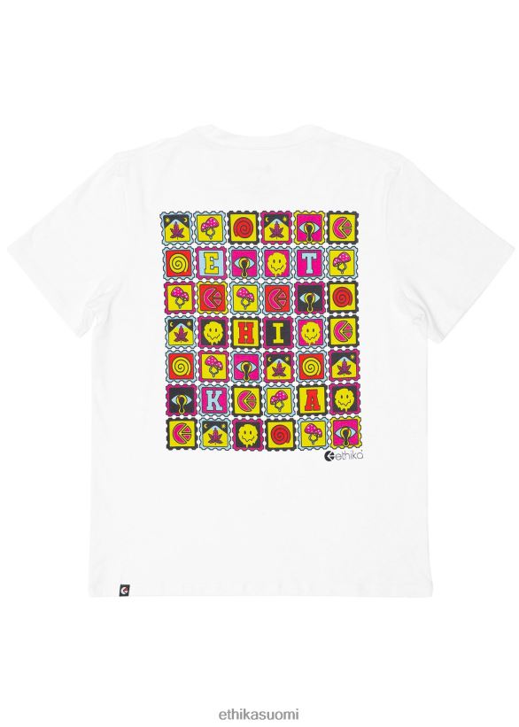 vaatetus Ethika graafinen tee tabz - valkoinen miehet Z448DV541