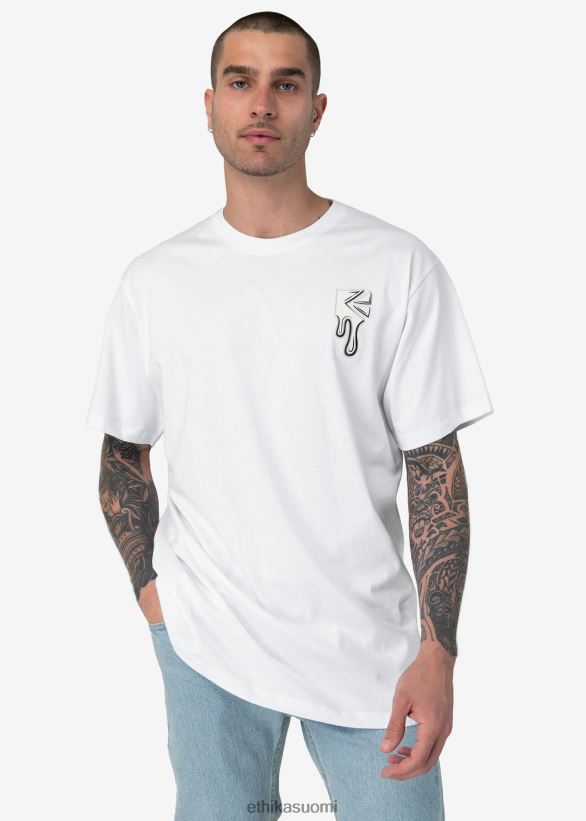 vaatetus Ethika graphic tee crazy legs t-paita - valkoinen miehet Z448DV561