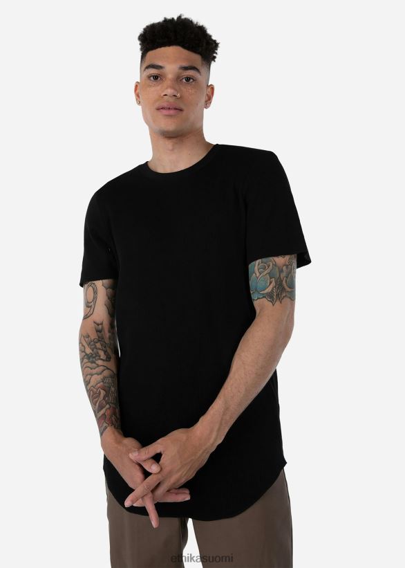 vaatetus Ethika lämpö t-paita - musta miehet Z448DV567