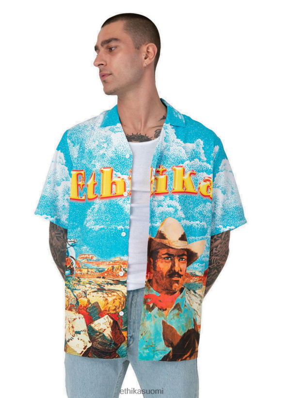 vaatetus Ethika napittaa paita katkottua ranch - villi länsi miehet Z448DV589