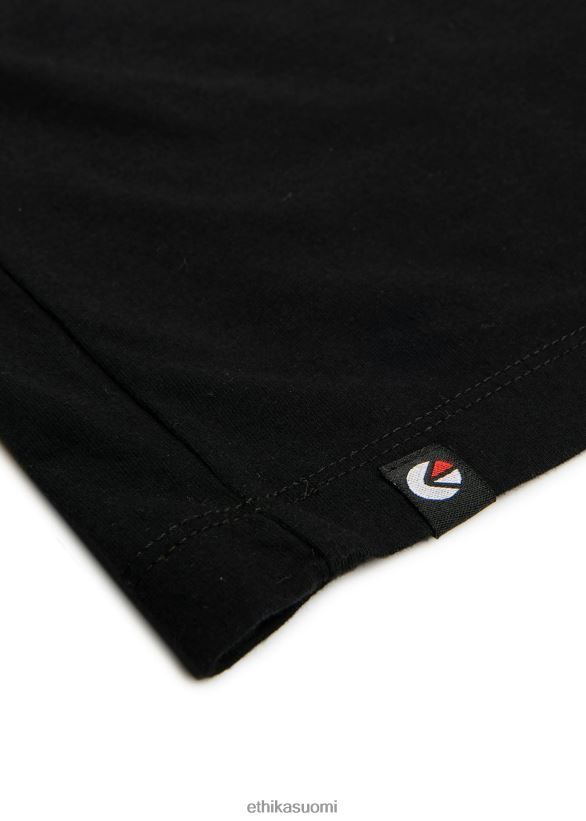 vaatetus Ethika pitkähihainen - graafinen t-paita imperial white - musta miehet Z448DV581