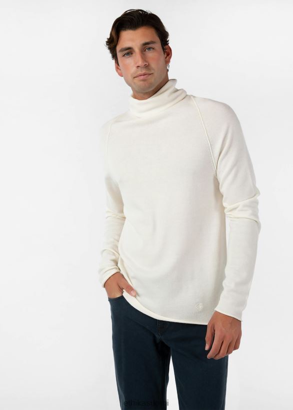 vaatetus Ethika rollover villapaita villapaita - luonnonvalkoinen miehet Z448DV572