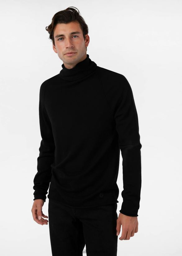 vaatetus Ethika rollover villapaita villapaita - musta miehet Z448DV570