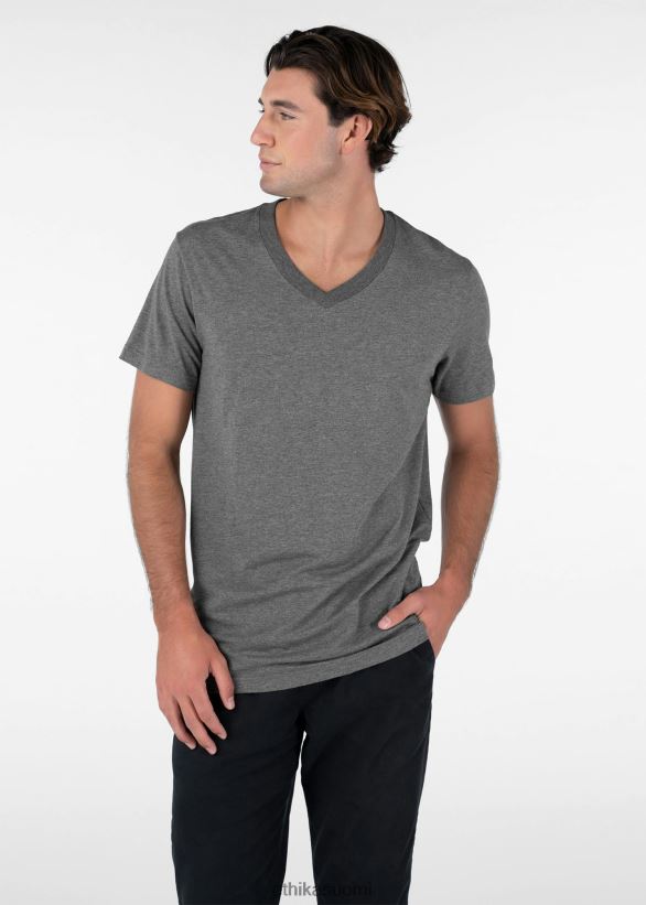 vaatetus Ethika v-aukkoinen modaalinen t-paita - kanerva miehet Z448DV577