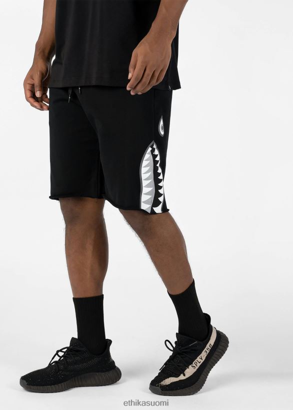 vaatetus Ethika hikihousut raaka reuna lyhyt - bomber musta miehet Z448DV671