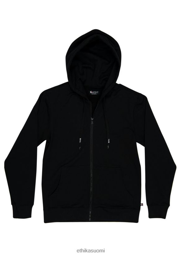 vaatetus Ethika vetoketjullinen huppari - musta miehet Z448DV602