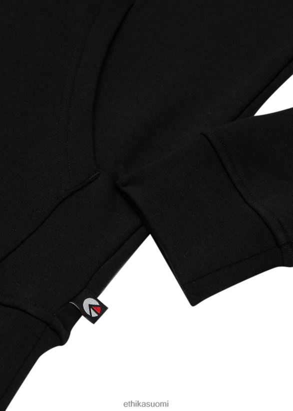 vaatetus Ethika vetoketjullinen huppari - musta miehet Z448DV602