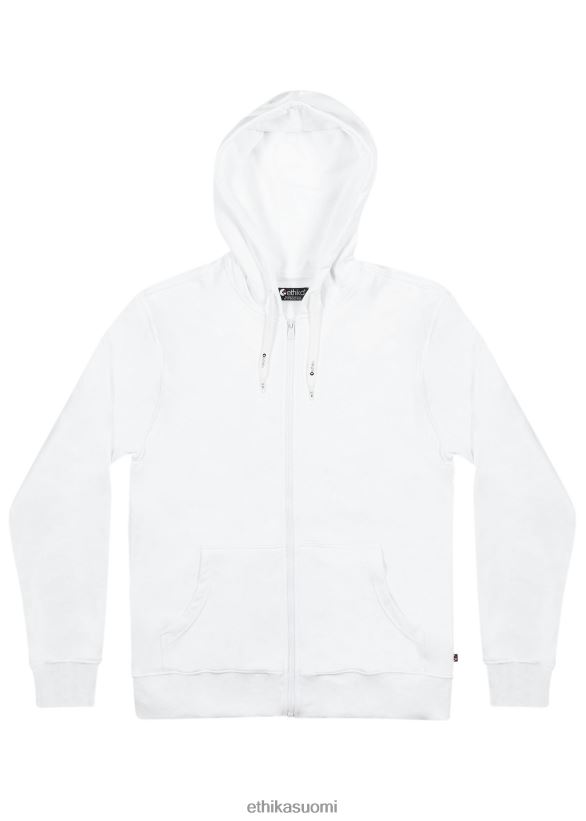 vaatetus Ethika vetoketjullinen huppari - valkoinen miehet Z448DV603