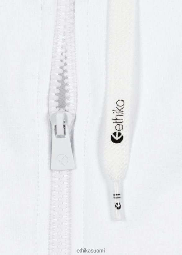 vaatetus Ethika vetoketjullinen huppari - valkoinen miehet Z448DV603