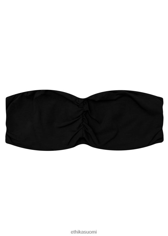 vaatetus Ethika bandeau rintaliivit premium modaalit - mustat naiset Z448DV1303
