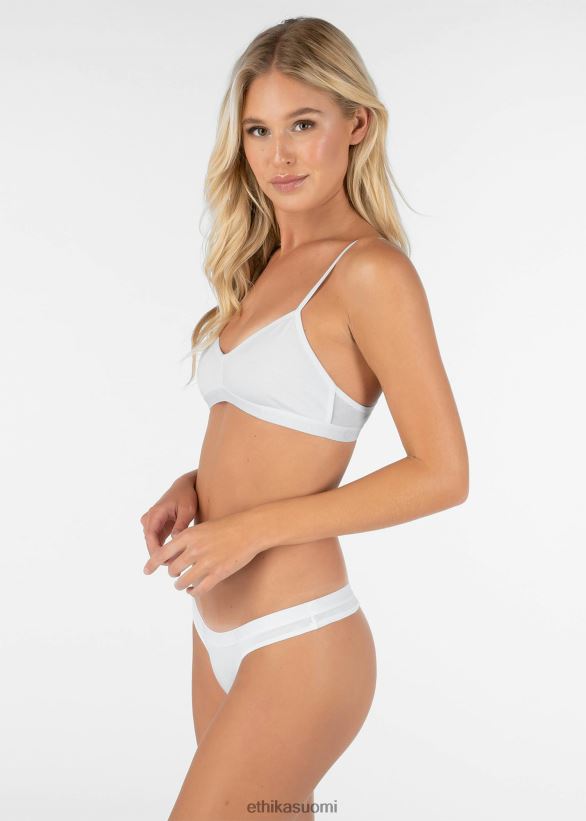 vaatetus Ethika bralette bralette bralette pima - valkoinen naiset Z448DV1248