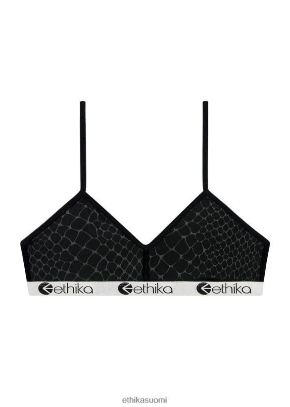 vaatetus Ethika bralette rintaliivit kohokuvioitu python - musta naiset Z448DV1243