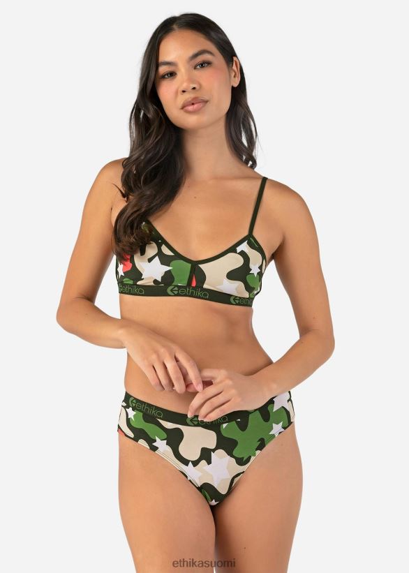 vaatetus Ethika bralette rintaliivit star camo naiset Z448DV1205