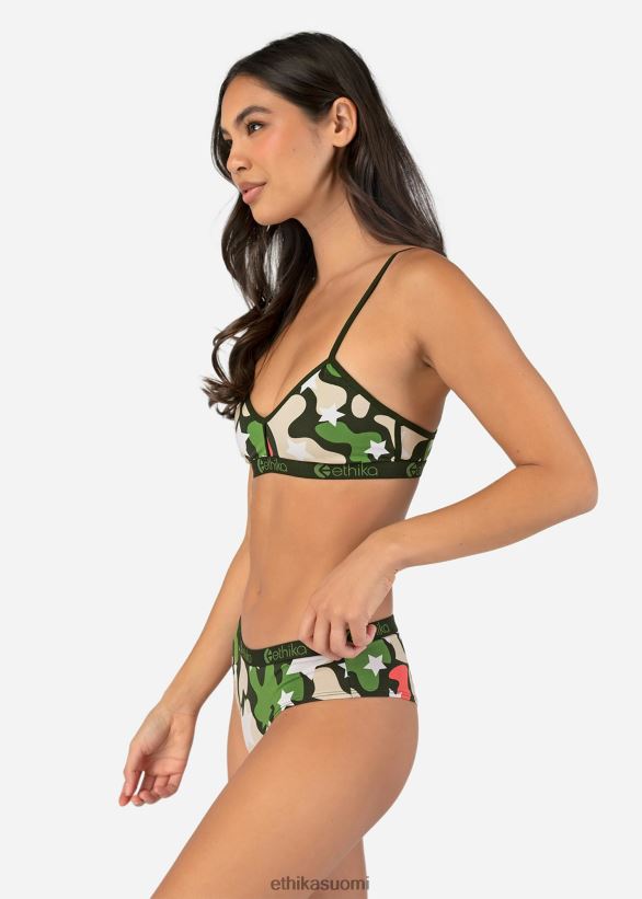 vaatetus Ethika bralette rintaliivit star camo naiset Z448DV1205