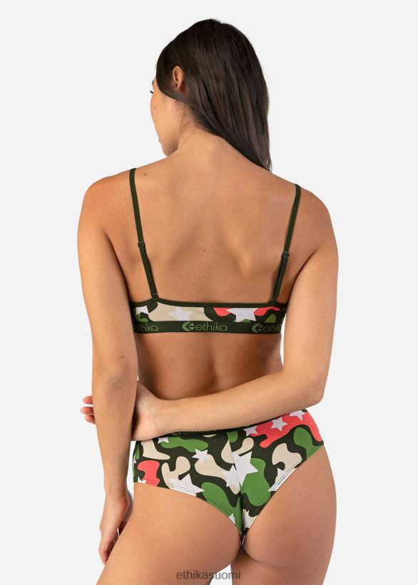 vaatetus Ethika bralette rintaliivit star camo naiset Z448DV1205