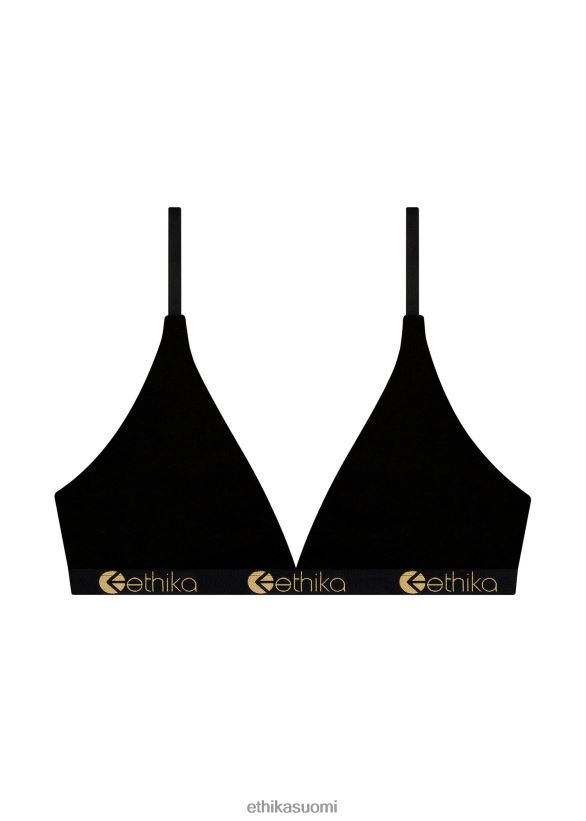 vaatetus Ethika kolmiorintaliivit modaalit - mustakulta lurex naiset Z448DV1273