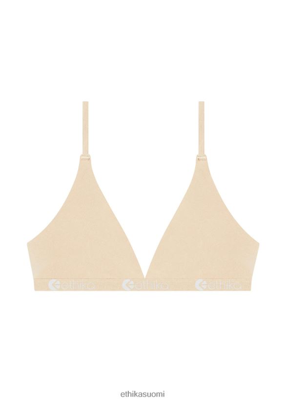 vaatetus Ethika kolmiorintaliivit saumattomat - aavikon hiekka naiset Z448DV1293