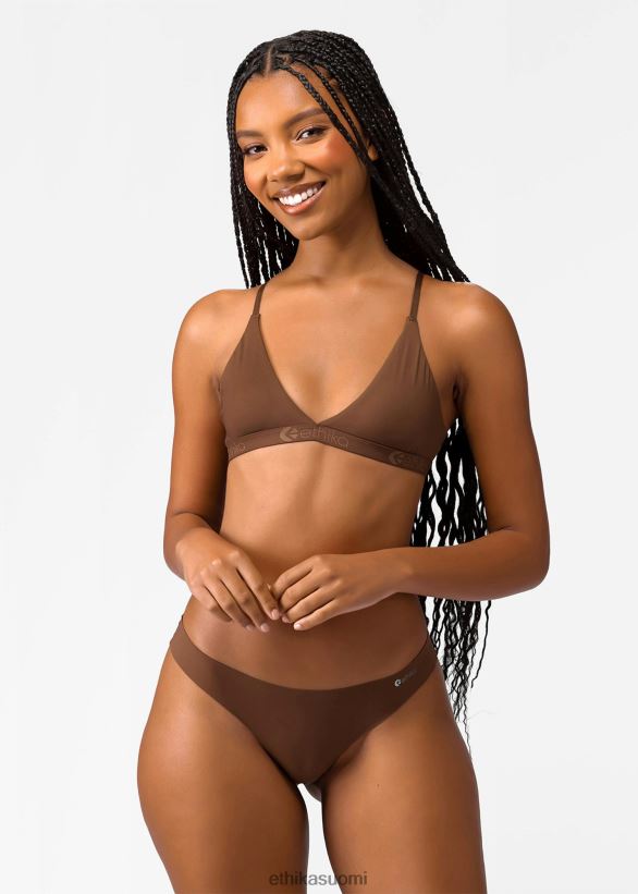 vaatetus Ethika kolmiorintaliivit saumattomat - tryffeli naiset Z448DV1291