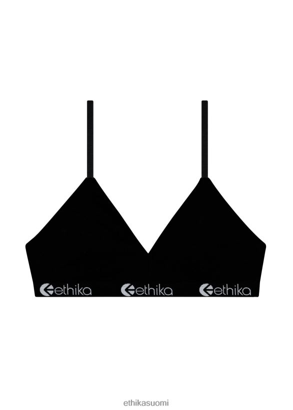 vaatetus Ethika v-aukkoiset rintaliivit pima - mustat naiset Z448DV1247