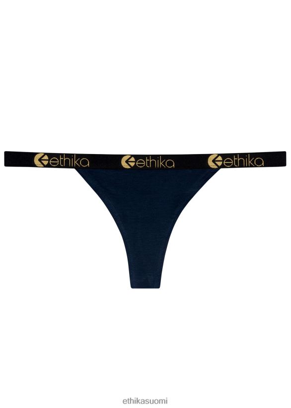 vaatetus Ethika brasilialaiset stringit - laivastonkeltainen lurex naiset Z448DV985