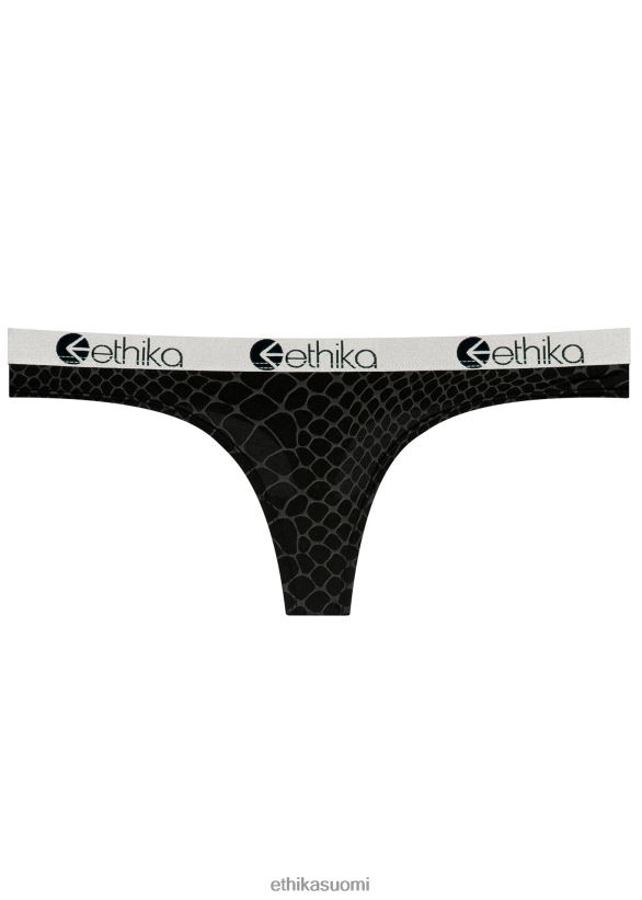 vaatetus Ethika remmi kohokuvioitu python - musta naiset Z448DV946