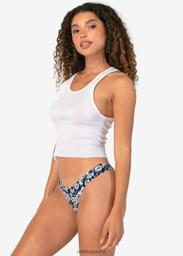 vaatetus Ethika saumaton remmi saumaton thong- sininen päivänkakkara naiset Z448DV1002