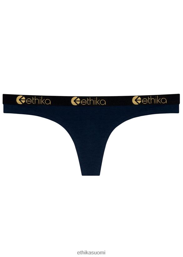 vaatetus Ethika thong modal - laivaston kultainen lurex naiset Z448DV986