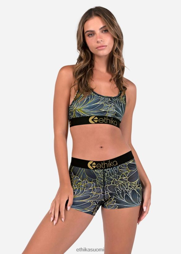 vaatetus Ethika katkottua kultaa kukka naiset Z448DV783