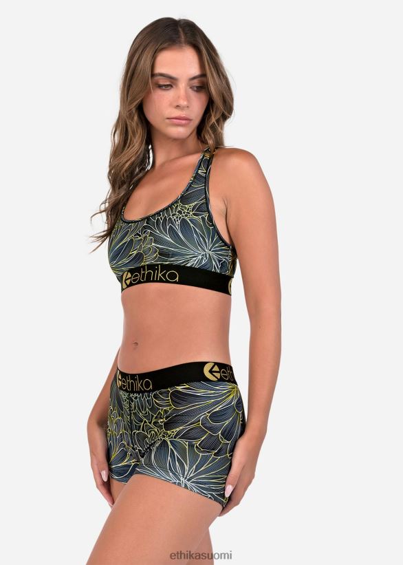 vaatetus Ethika katkottua kultaa kukka naiset Z448DV783