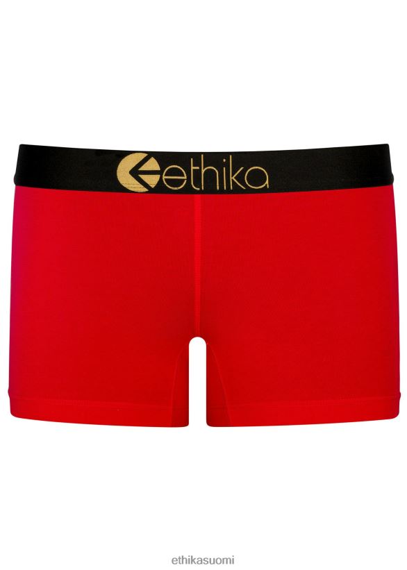 vaatetus Ethika katkottua modaalia - punakulta lurex naiset Z448DV1112