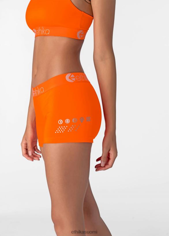 vaatetus Ethika katkottua subzero suorituskykyä - neon oranssi naiset Z448DV1065