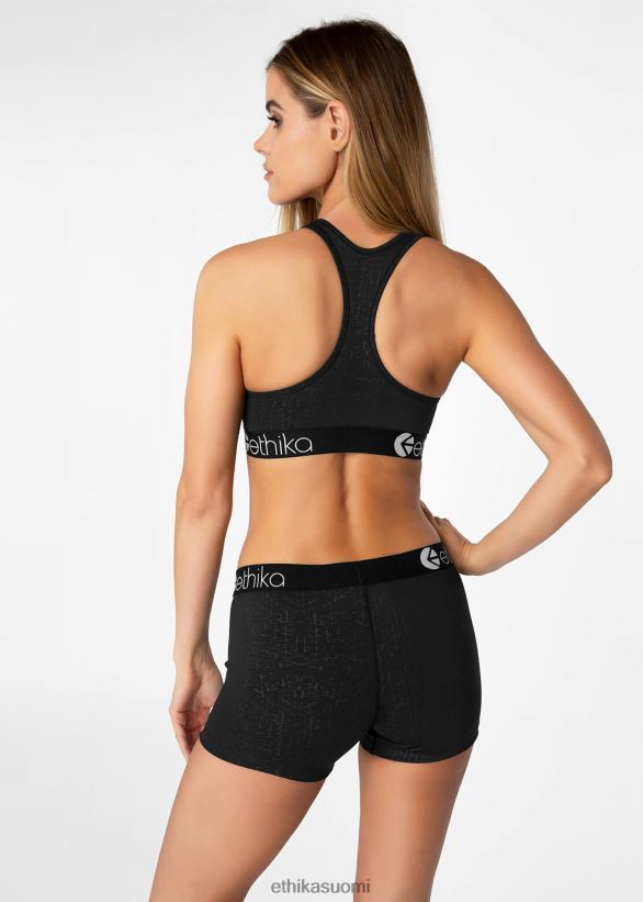 vaatetus Ethika kohokuvioidun ruudukon suorituskyky - musta naiset Z448DV945