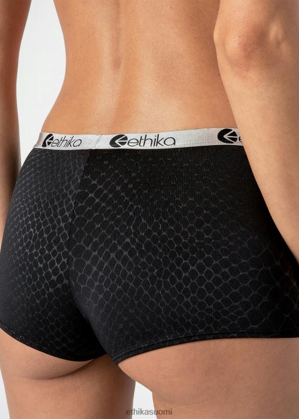 vaatetus Ethika lyhyt kohokuvioitu python - musta naiset Z448DV947