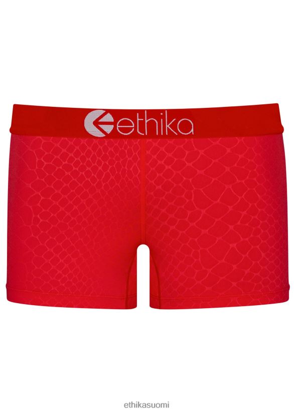 vaatetus Ethika niitti kohokuvioitu python - punainen naiset Z448DV950