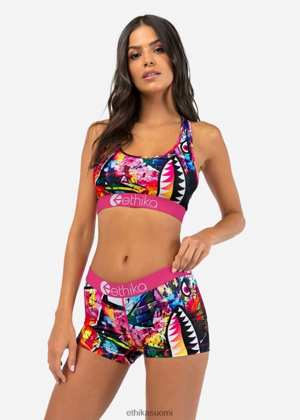 vaatetus Ethika niittipommikone pinkki dripp naiset Z448DV1087