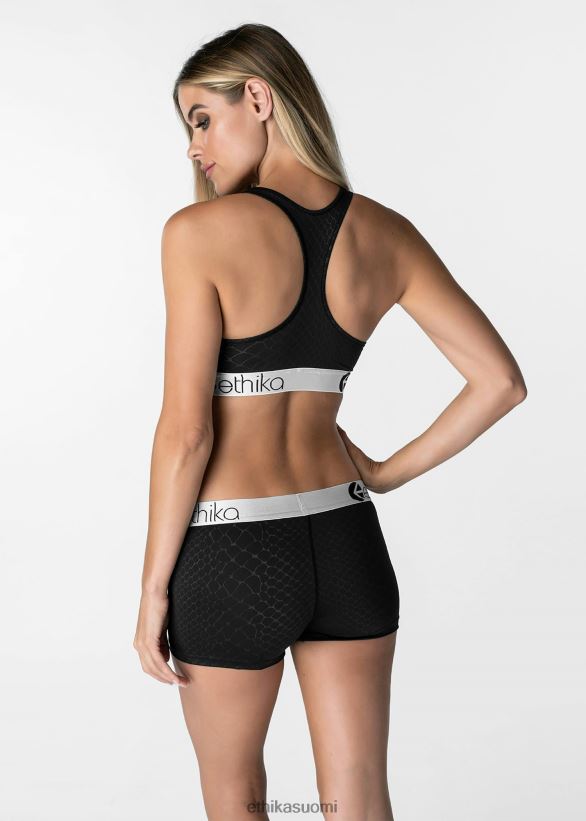 vaatetus Ethika urheiluliivit kohokuvioitu python - musta naiset Z448DV1241