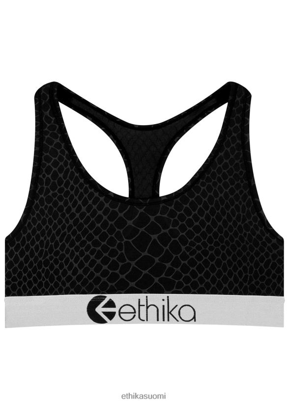 vaatetus Ethika urheiluliivit kohokuvioitu python - musta naiset Z448DV1241