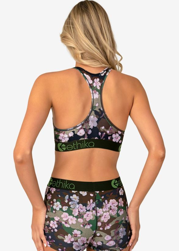 vaatetus Ethika urheiluliivit persikankukka naiset Z448DV1178