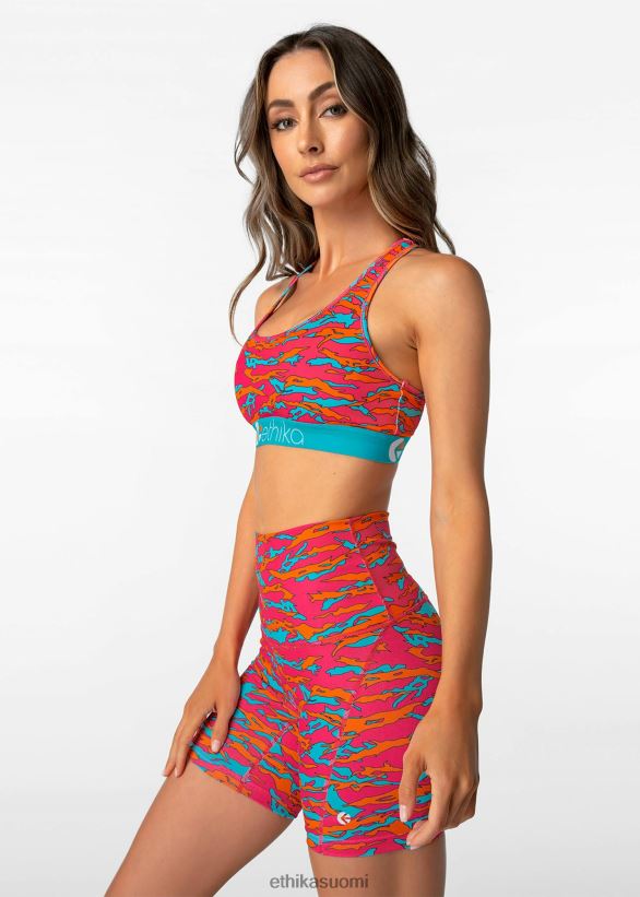 vaatetus Ethika urheiluliivit powerflux - tiger pop naiset Z448DV1314