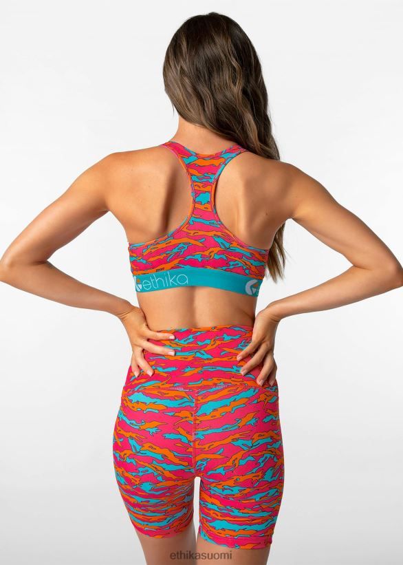 vaatetus Ethika urheiluliivit powerflux - tiger pop naiset Z448DV1314