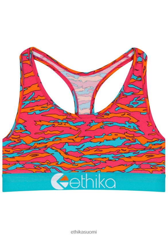 vaatetus Ethika urheiluliivit powerflux - tiger pop naiset Z448DV1314