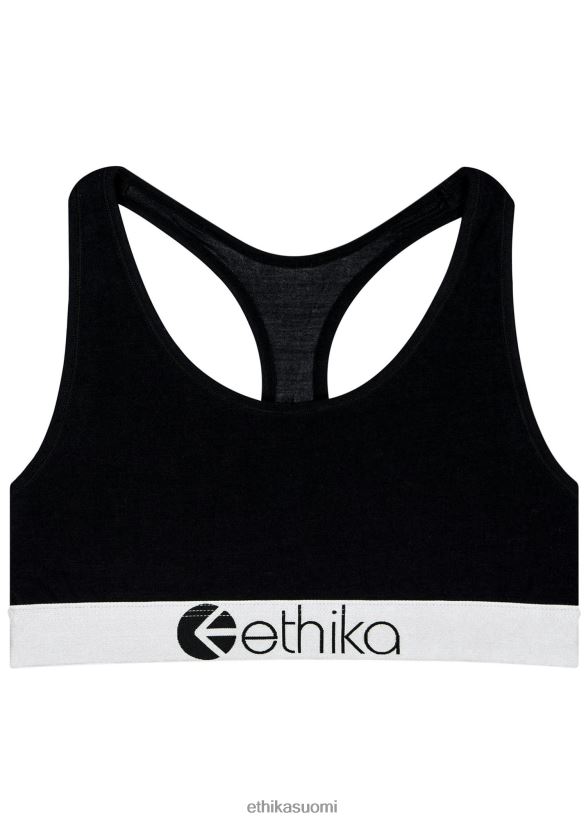 vaatetus Ethika urheiluliivit premium modaalit - mustat naiset Z448DV1298