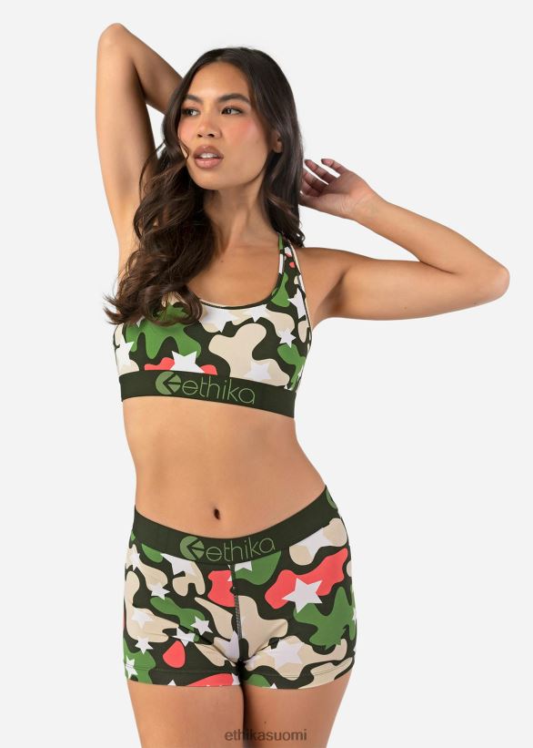 vaatetus Ethika urheiluliivit star camo naiset Z448DV1203