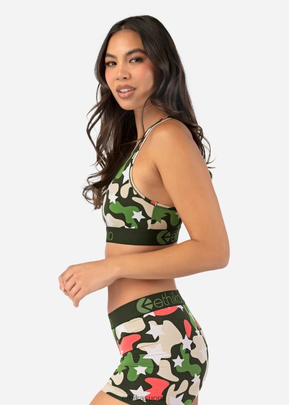 vaatetus Ethika urheiluliivit star camo naiset Z448DV1203